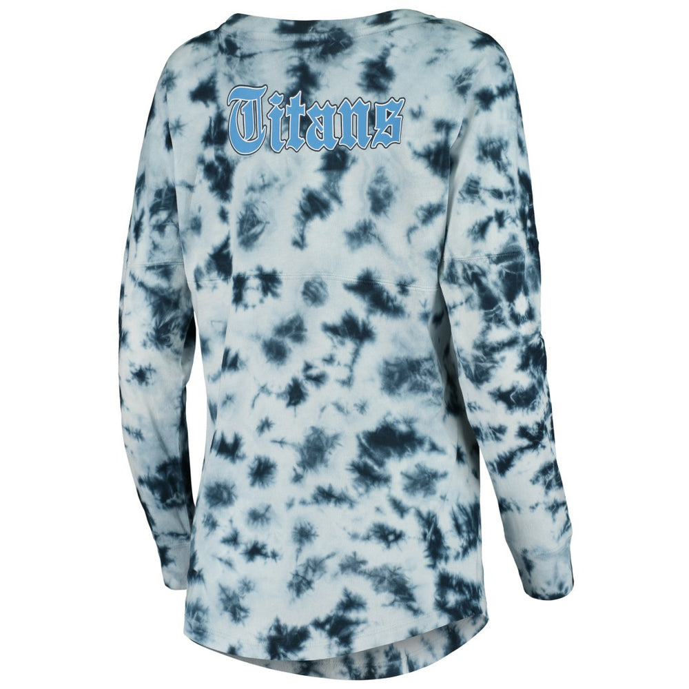 Tennessee Titans New Era Women's Tie-Dye Long Sleeve T-Shirt