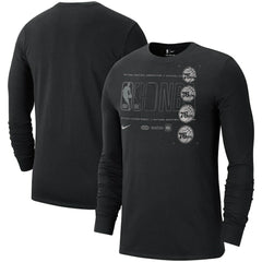 Philadelphia 76ers Courtside Chrome Long Sleeve T-Shirt Discount