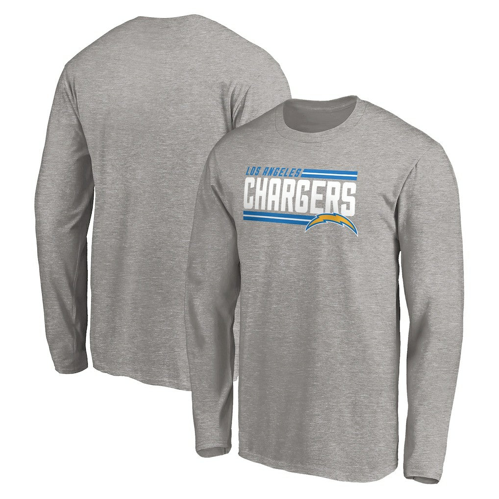 Los Angeles Chargers Fanatics On Side Stripe Long Sleeve T-Shirt