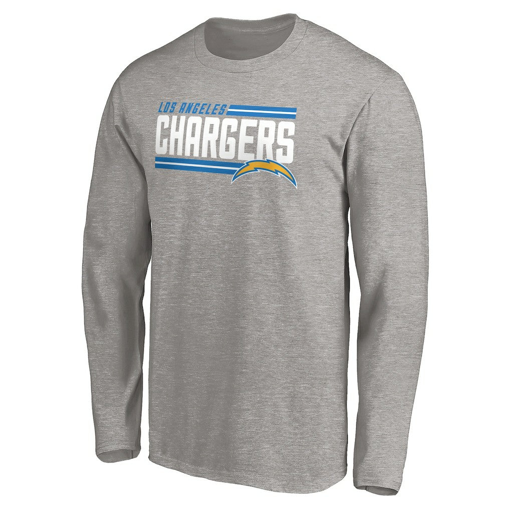 Los Angeles Chargers Fanatics On Side Stripe Long Sleeve T-Shirt