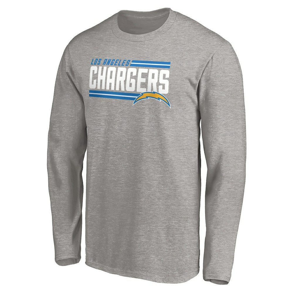 Los Angeles Chargers Fanatics On Side Stripe Long Sleeve T-Shirt