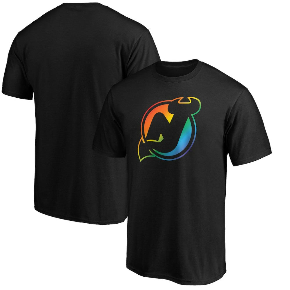 New Jersey Devils Team Pride Logo T-Shirt On Sale
