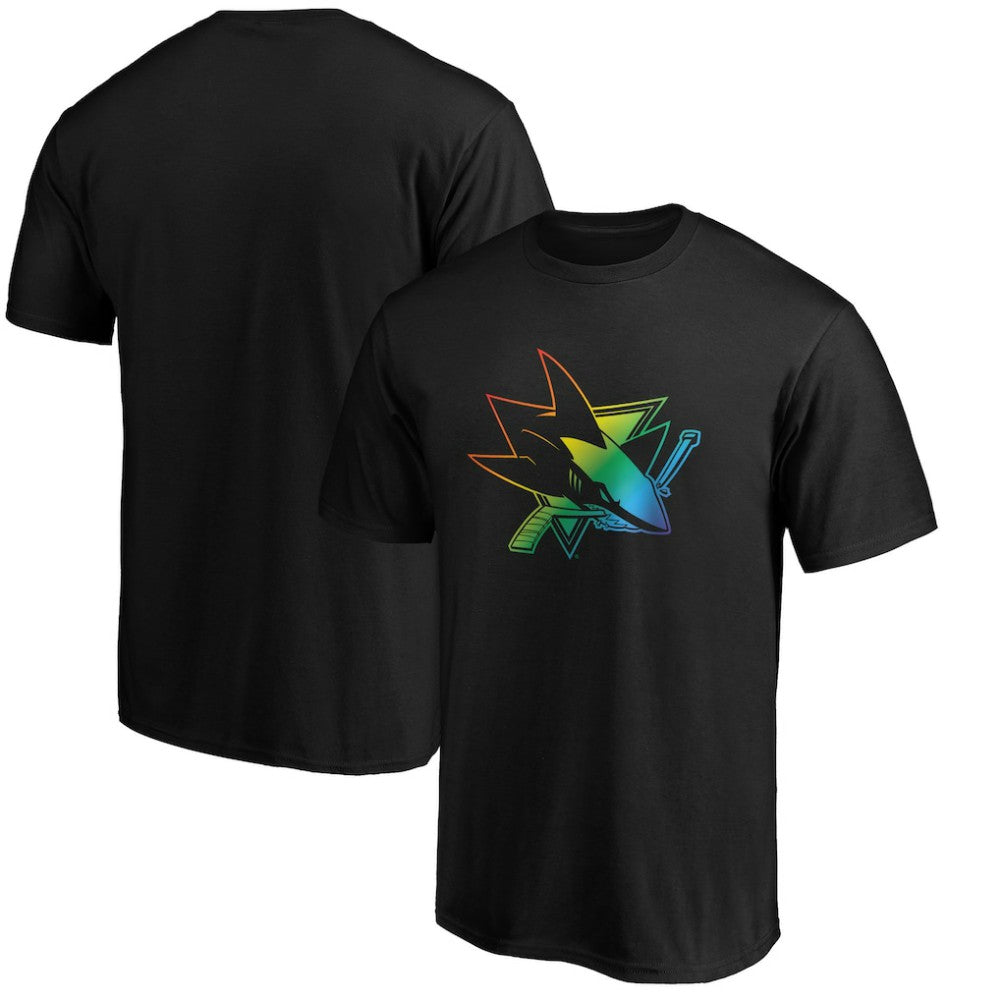 San Jose Sharks Team Pride Logo T-Shirt Discount