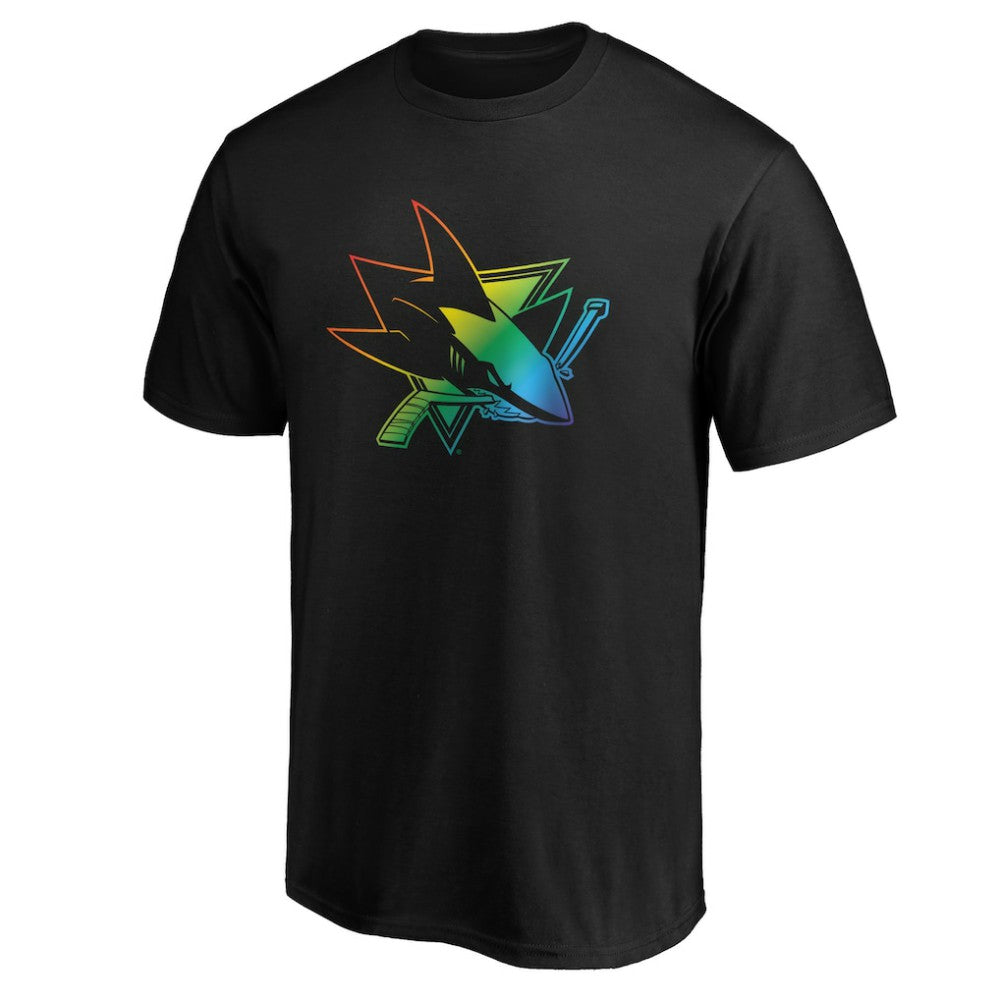 San Jose Sharks Team Pride Logo T-Shirt Discount