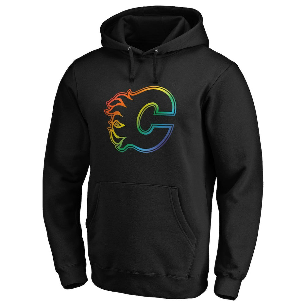 Calgary Flames Team Pride Logo Pullover Hoodie For Sale