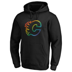 Calgary Flames Team Pride Logo Pullover Hoodie For Sale