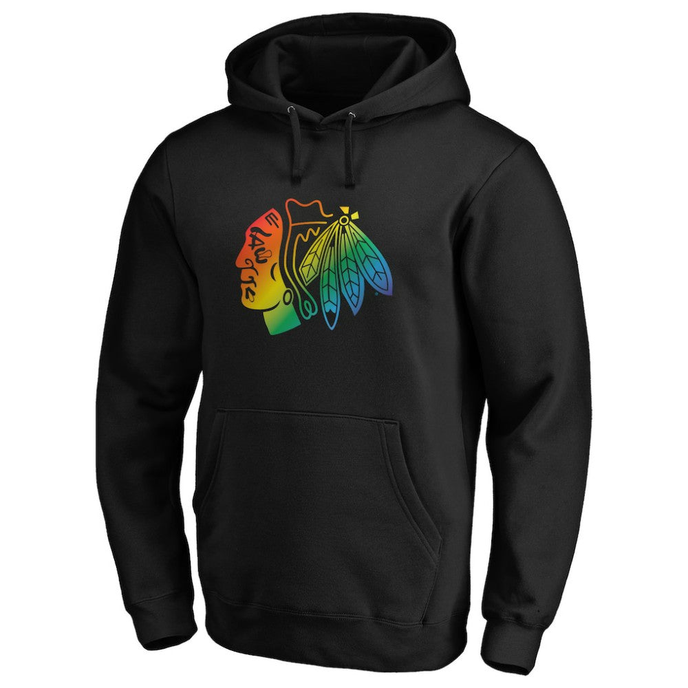 Chicago Blackhawks Team Pride Logo Pullover Hoodie Online
