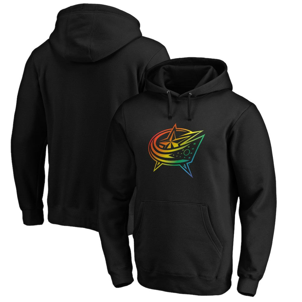 Columbus Blue Jackets Team Pride Logo Pullover Hoodie Outlet