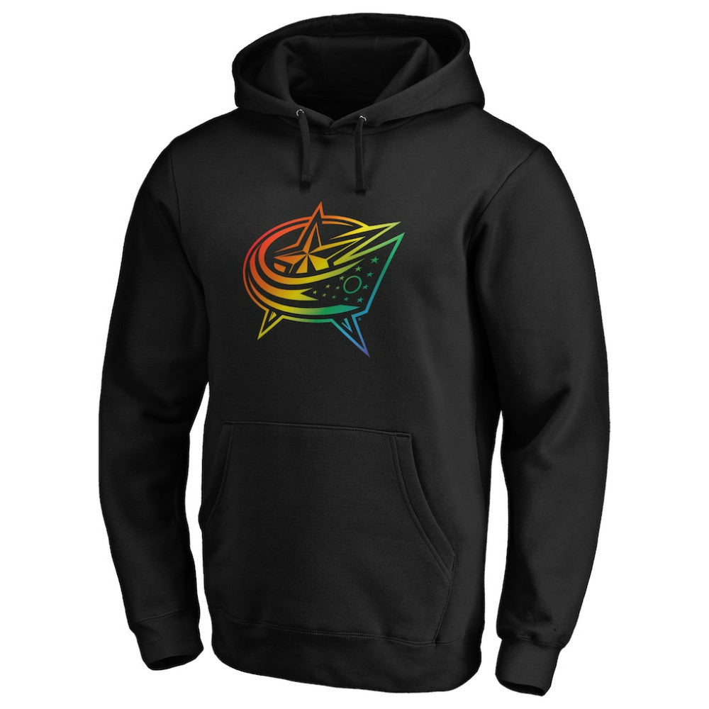 Columbus Blue Jackets Team Pride Logo Pullover Hoodie Outlet