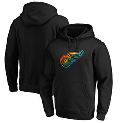 Detroit Red Wings Team Pride Logo Pullover Hoodie On Sale