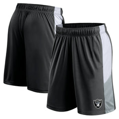 Las Vegas Raiders Fanatics Prep Colorblock Shorts