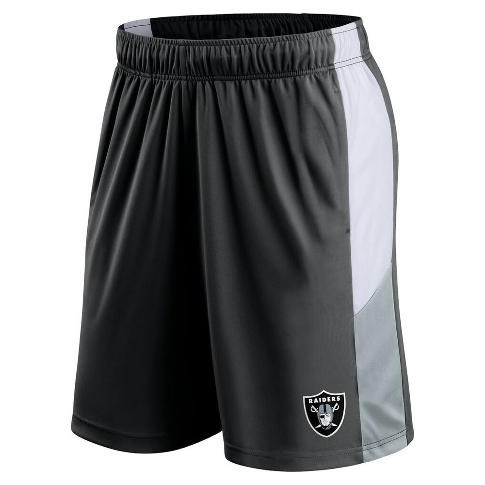 Las Vegas Raiders Fanatics Prep Colorblock Shorts