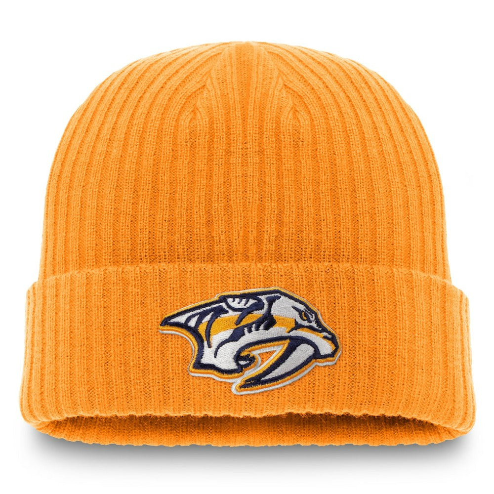 Nashville Predators Fanatics Core Primary Logo Cuffed Knit Hat Discount