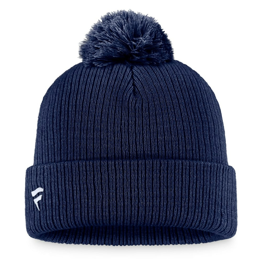 St. Louis Blues Fanatics Primary Logo Cuffed Knit Hat with Pom Sale