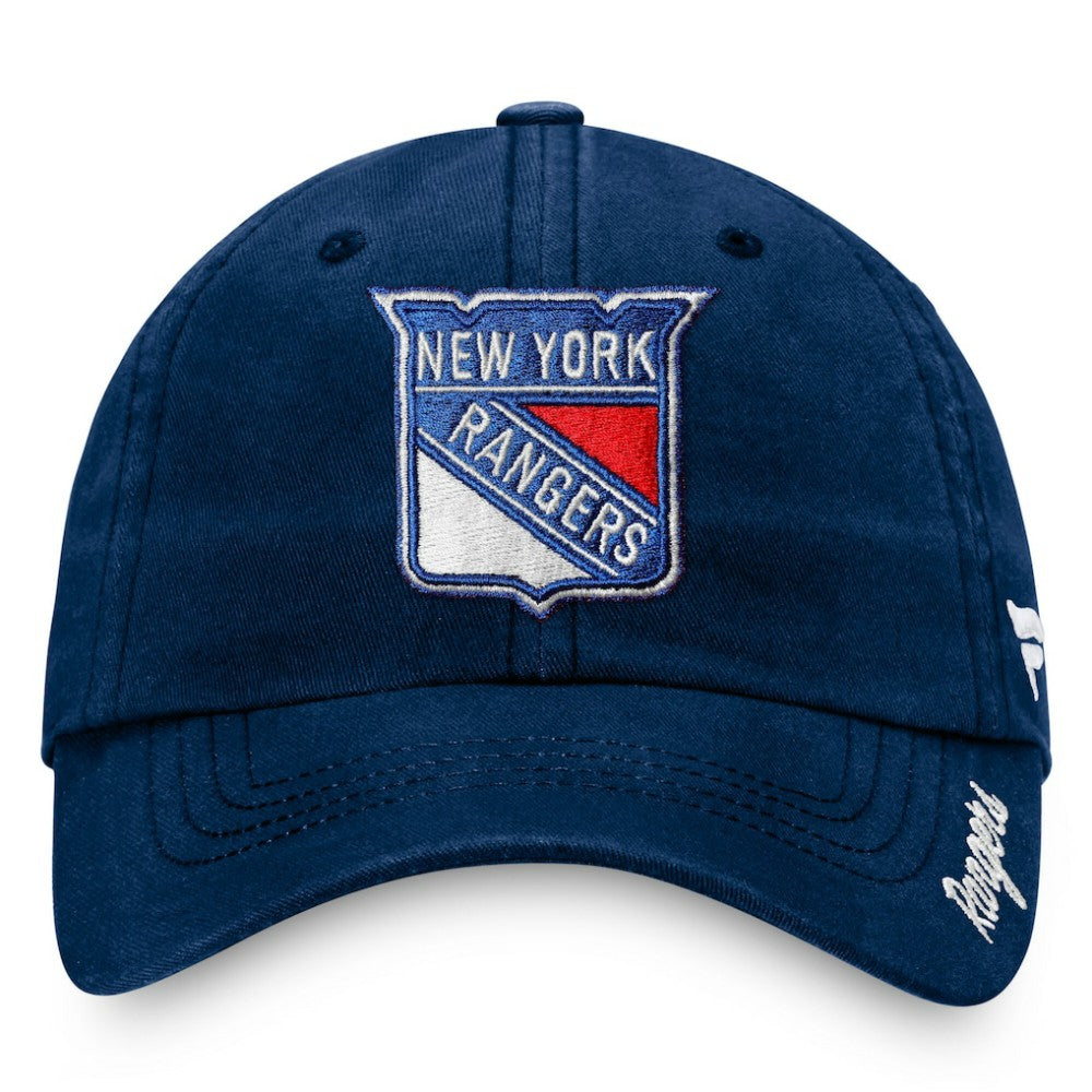 New York Rangers Fanatics Women's Primary Logo Adjustable Hat Outlet