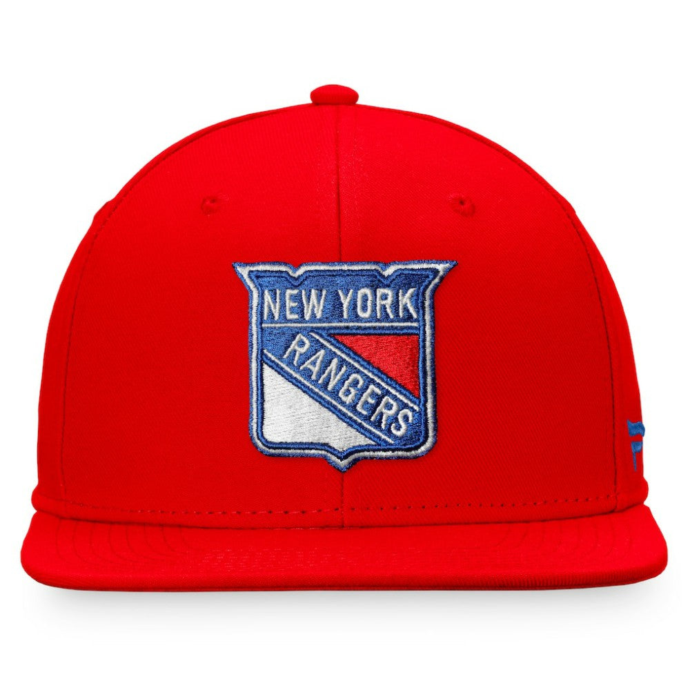New York Rangers Fanatics Core Primary Logo Fitted Hat Outlet