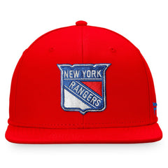 New York Rangers Fanatics Core Primary Logo Fitted Hat Outlet