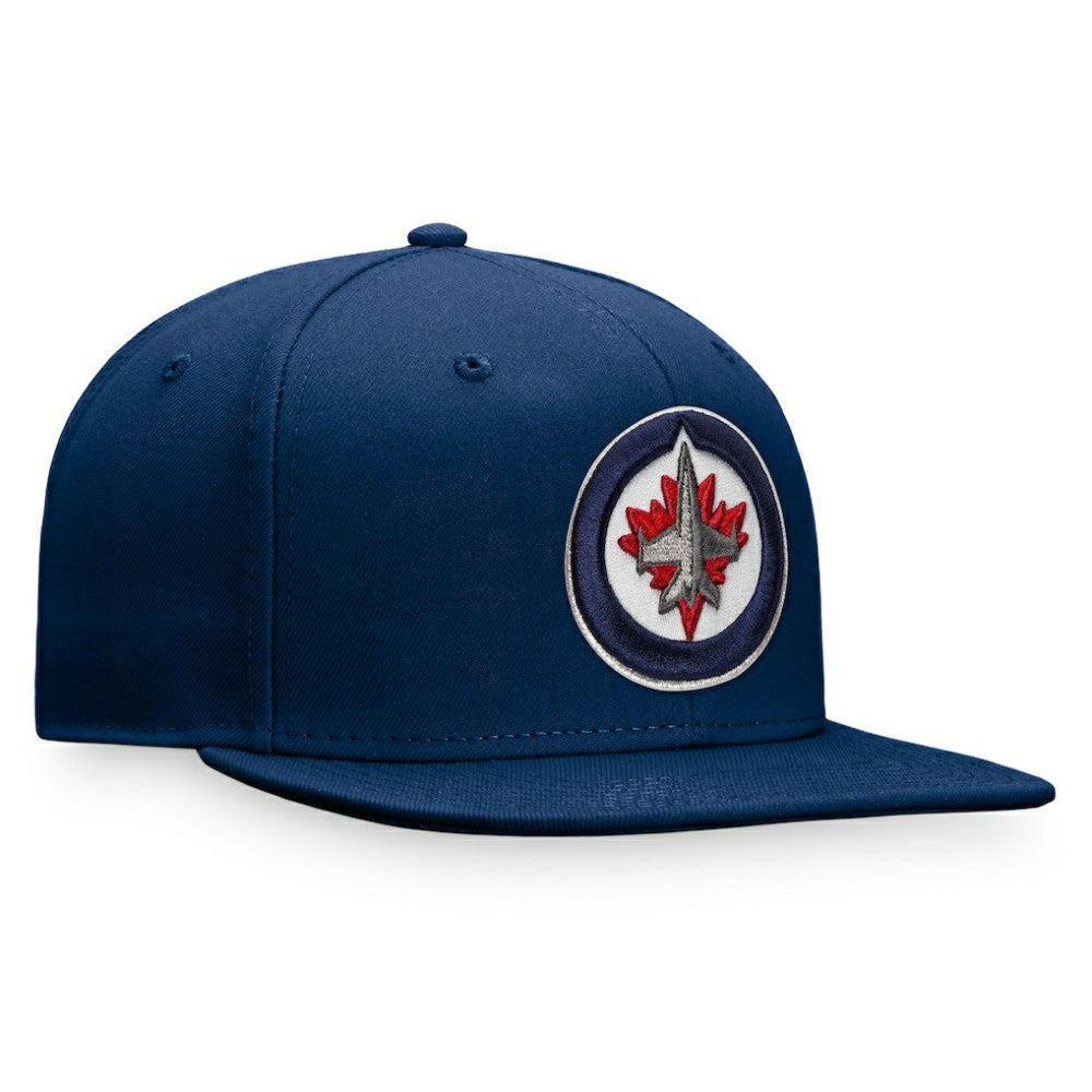 Winnipeg Jets Fanatics Core Primary Logo Fitted Hat For Sale