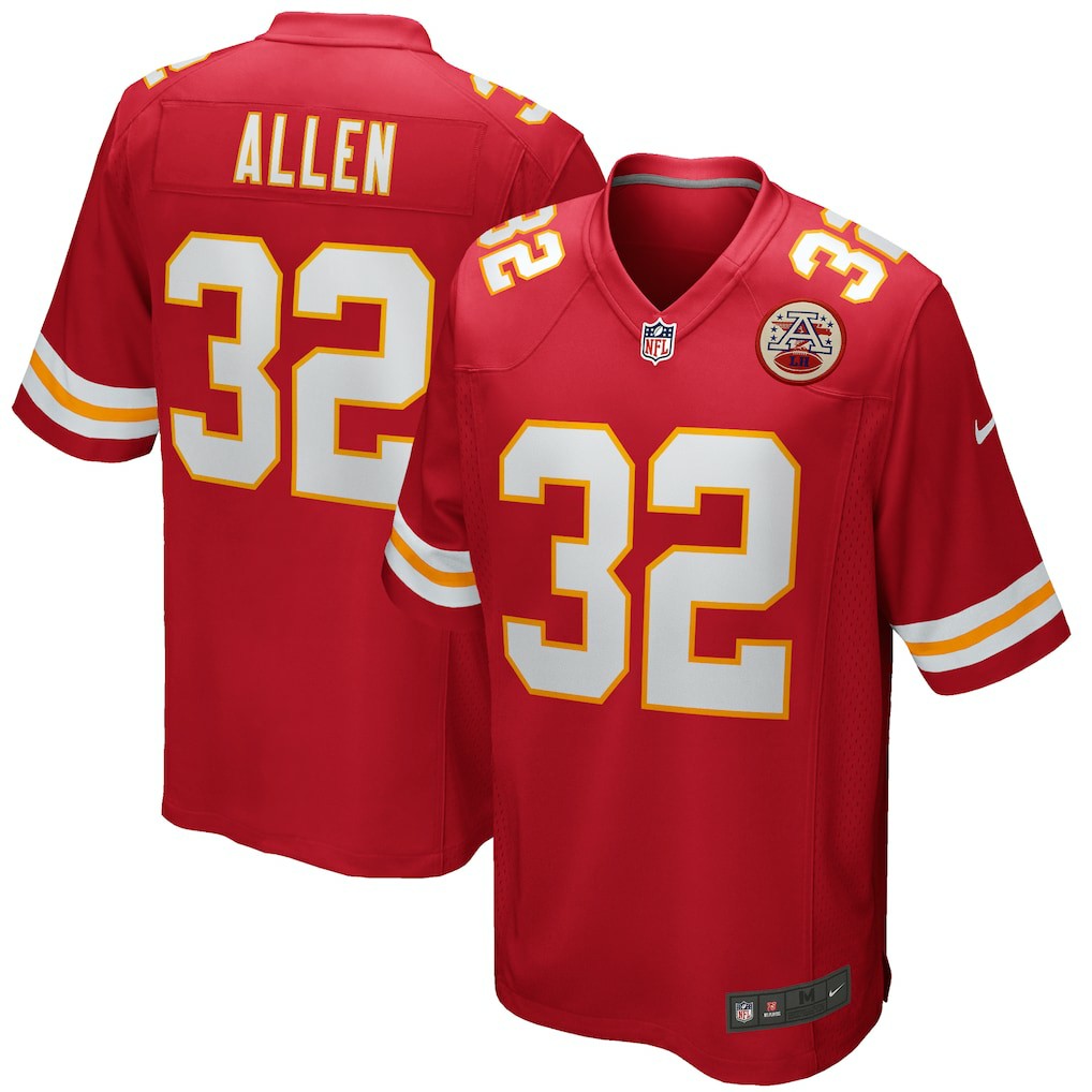 Kansas City Chiefs Nike Marcus Allen  Game Retired Player Jersey