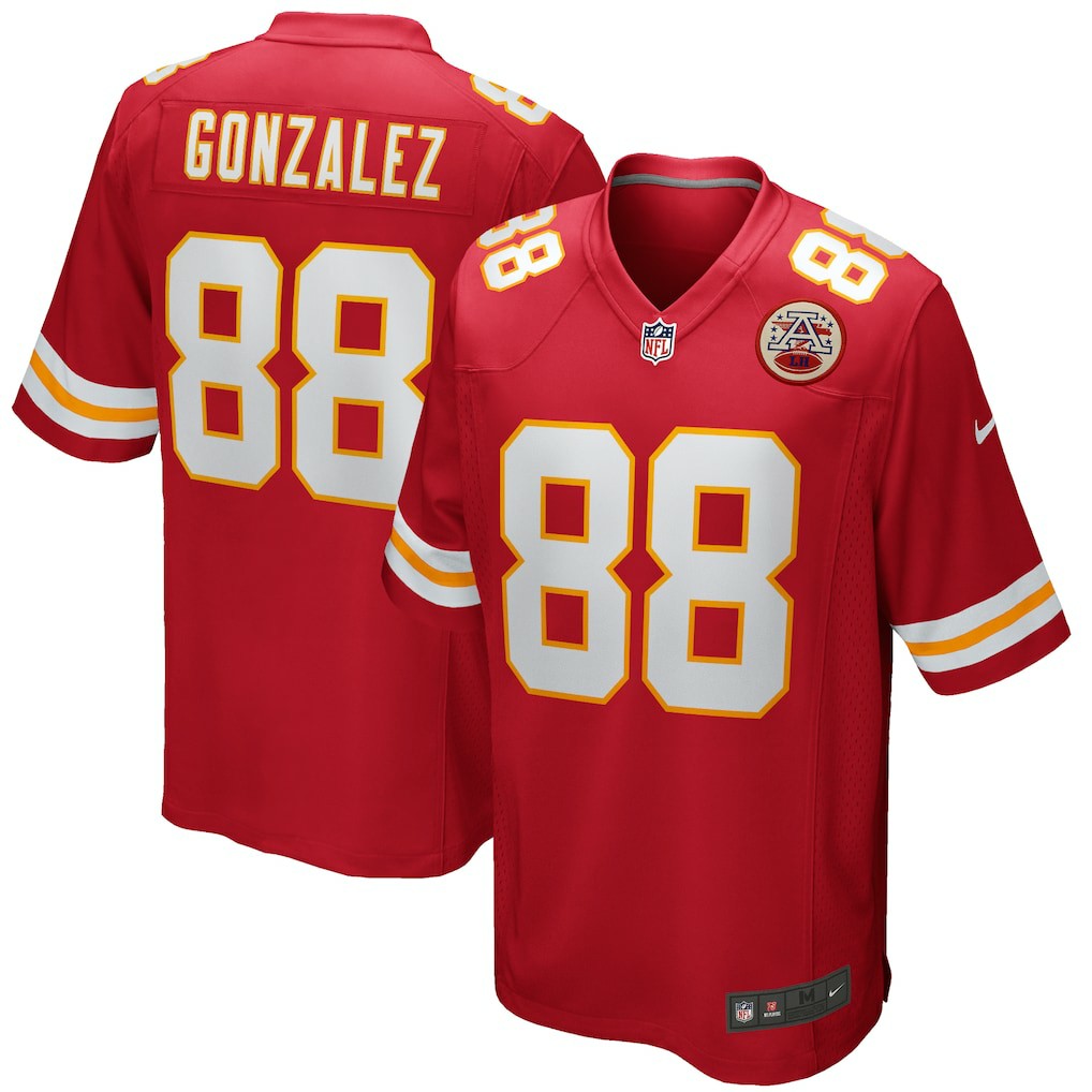Kansas City Chiefs Nike Tony Gonzalez  Game Retired Player Jersey