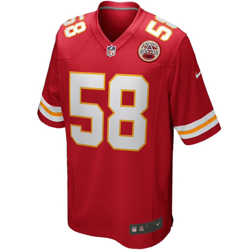 Kansas City Chiefs Nike Derrick Thomas  Game Retired Player Jersey