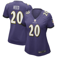 Baltimore Ravens Nike Ed Reed  Women's Game Retired Player Jersey