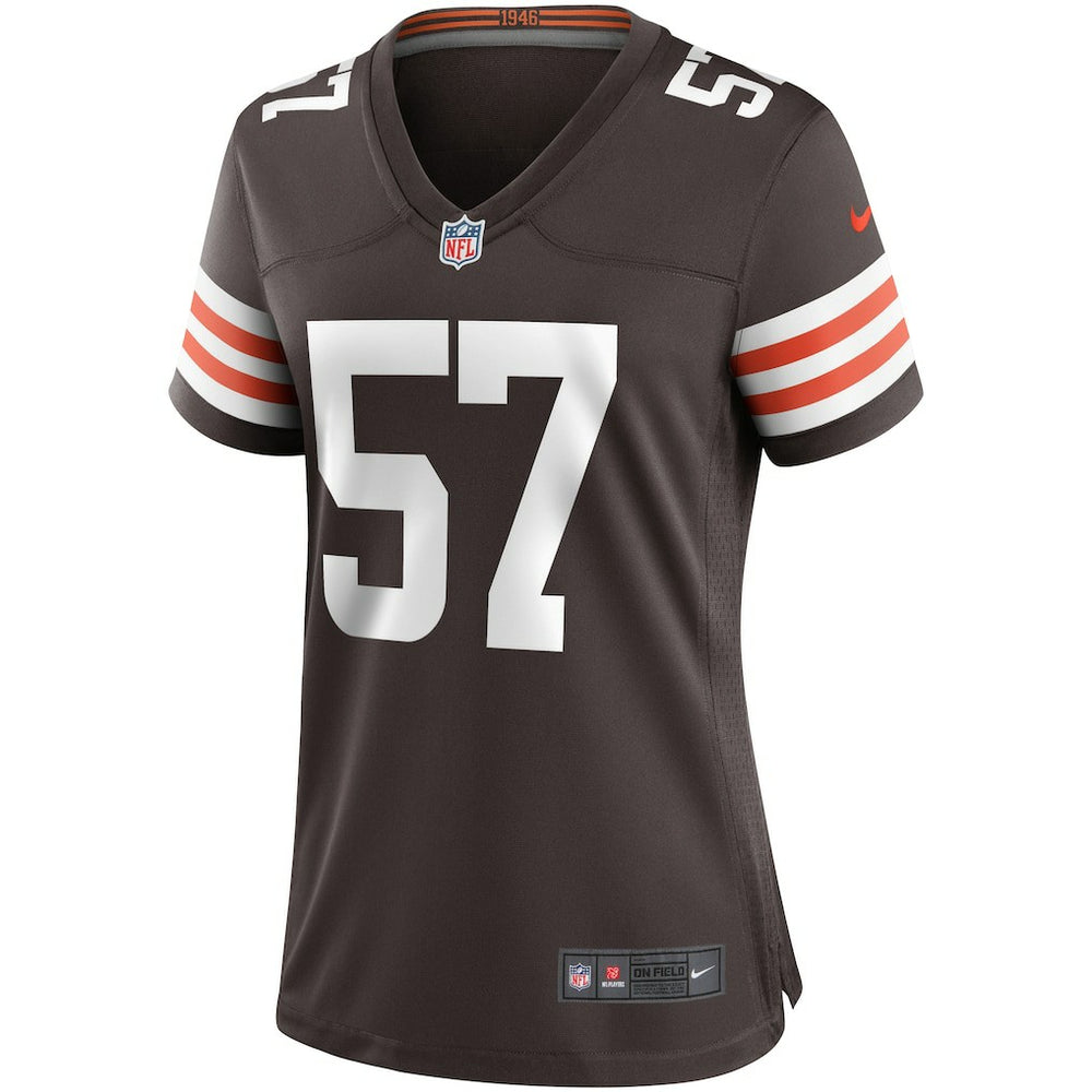 Cleveland Browns Nike Clay Matthews  Women's Game Retired Player Jersey