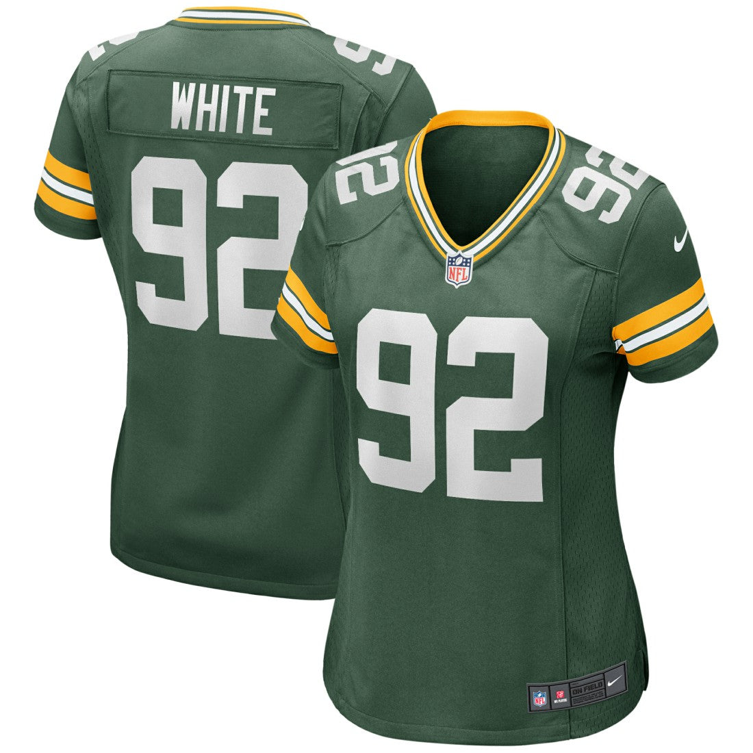 Green Bay Packers Nike Reggie White  Women's Game Retired Player Jersey