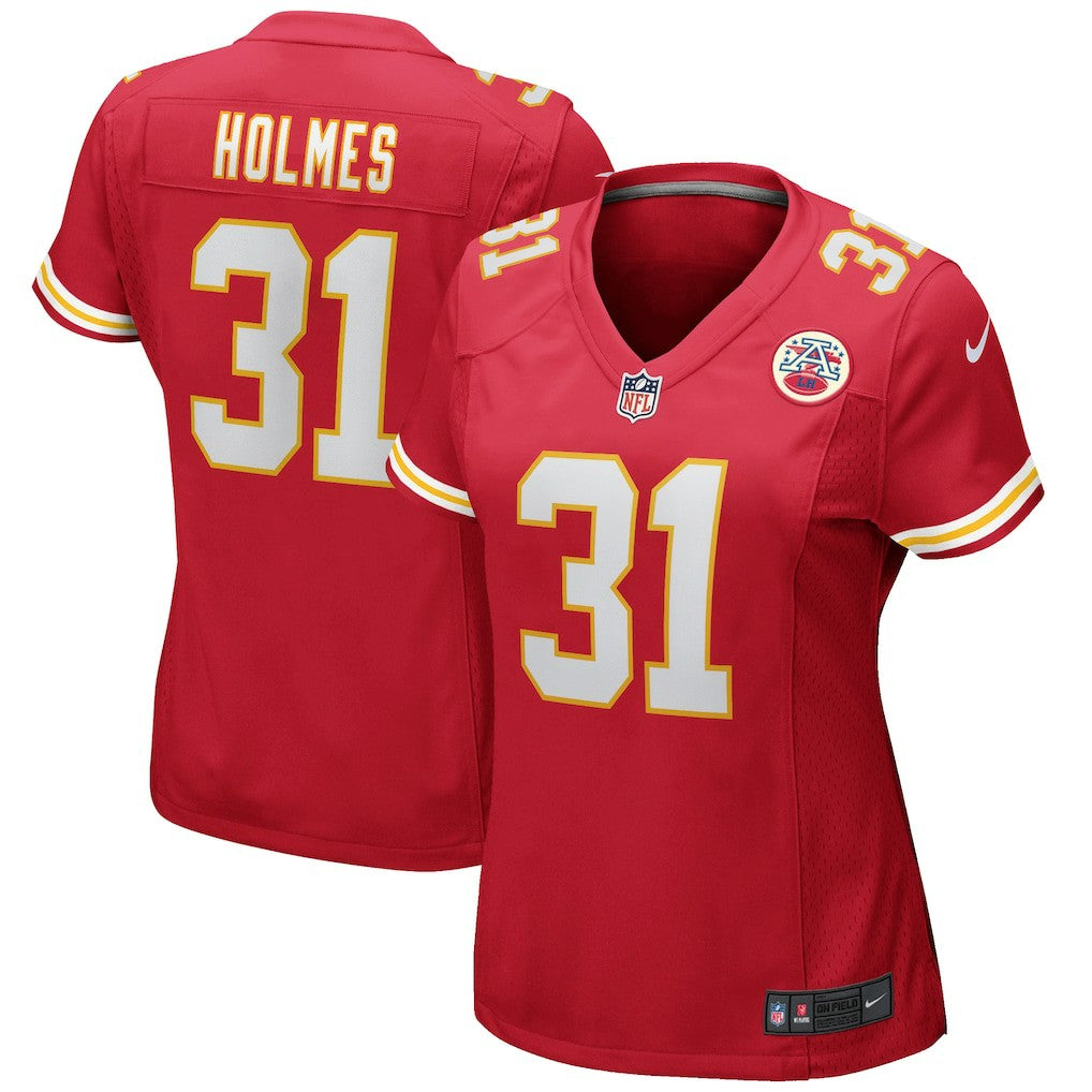Kansas City Chiefs Nike Priest Holmes  Women's Game Retired Player Jersey