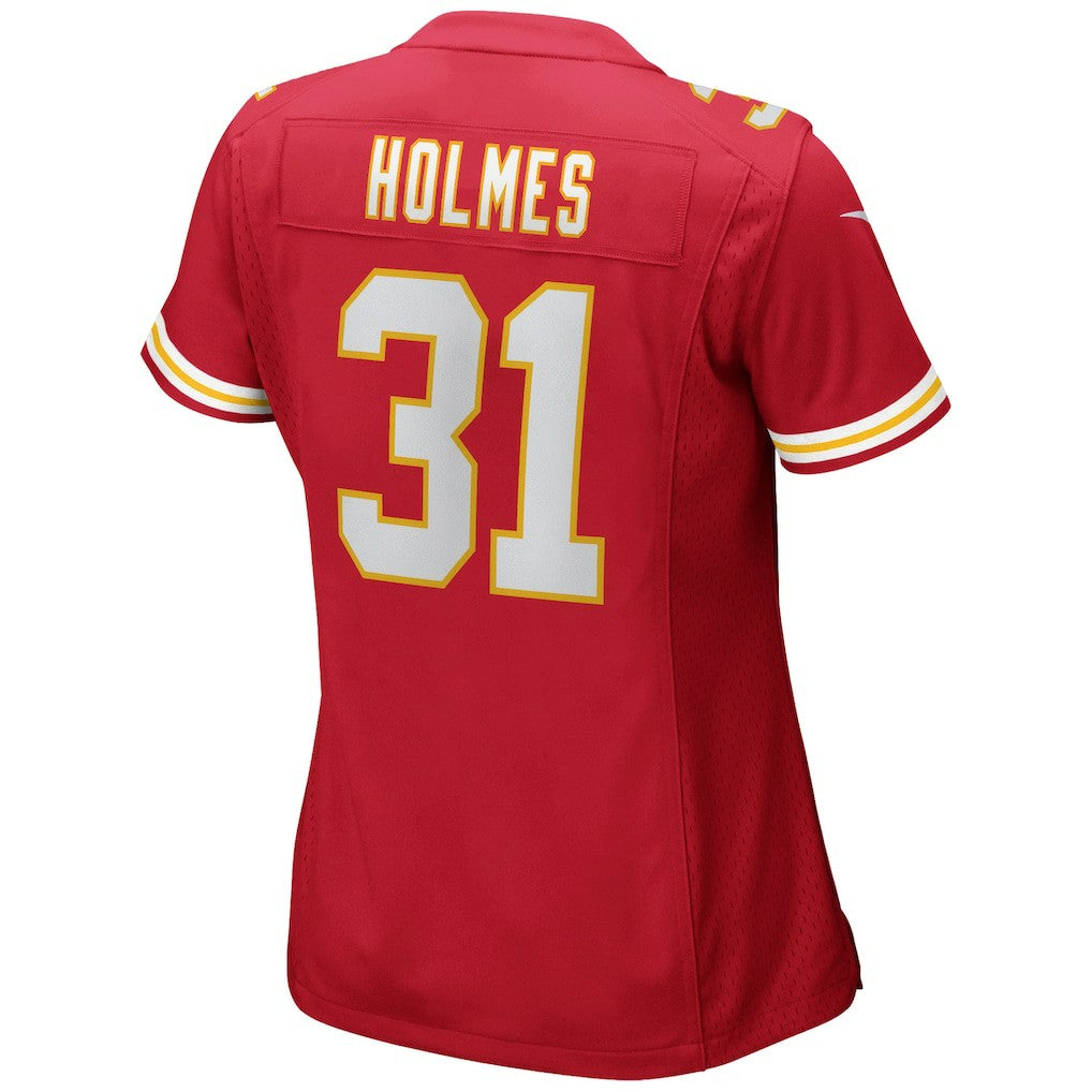 Kansas City Chiefs Nike Priest Holmes  Women's Game Retired Player Jersey