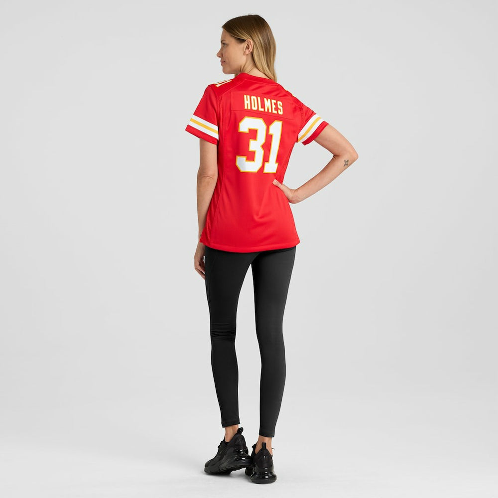 Kansas City Chiefs Nike Priest Holmes  Women's Game Retired Player Jersey