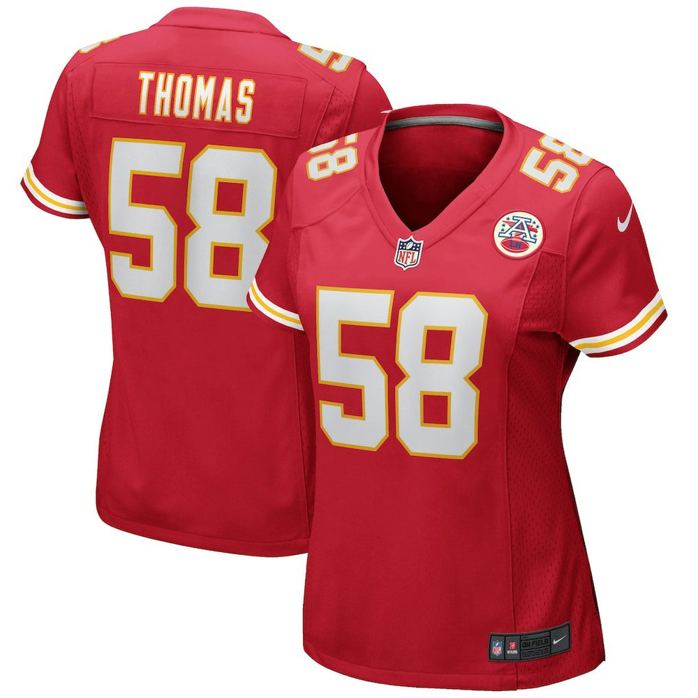Kansas City Chiefs Nike Derrick Thomas  Women's Game Retired Player Jersey