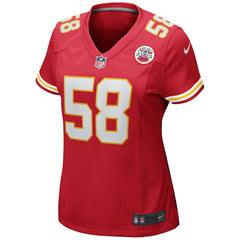 Kansas City Chiefs Nike Derrick Thomas  Women's Game Retired Player Jersey