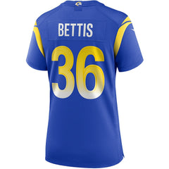 Los Angeles Rams Nike Jerome Bettis  Women's Game Retired Player Jersey