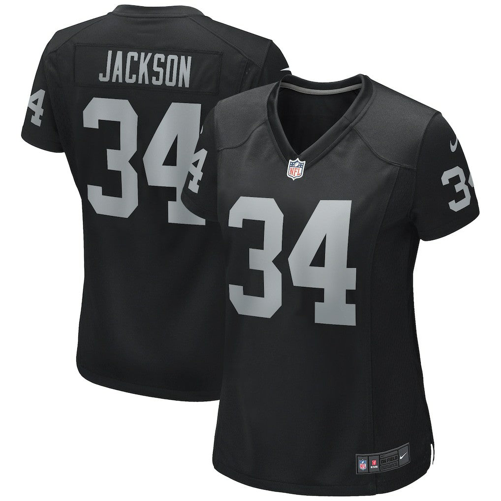 Las Vegas Raiders Nike Bo Jackson  Women's Game Retired Player Jersey