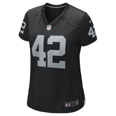 Las Vegas Raiders Nike Ronnie Lott  Women's Game Retired Player Jersey