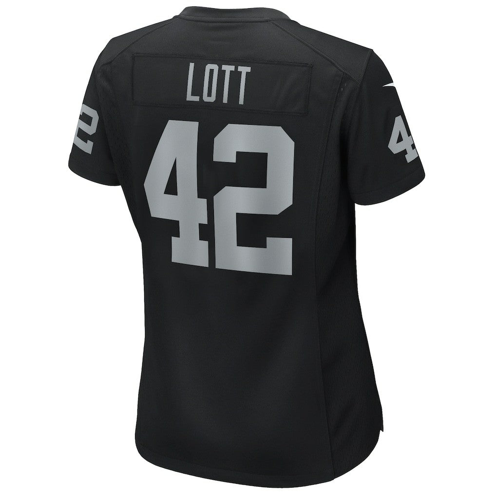 Las Vegas Raiders Nike Ronnie Lott  Women's Game Retired Player Jersey
