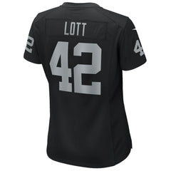 Las Vegas Raiders Nike Ronnie Lott  Women's Game Retired Player Jersey