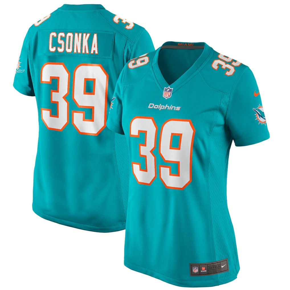 Miami Dolphins Nike Larry Csonka  Women's Game Retired Player Jersey