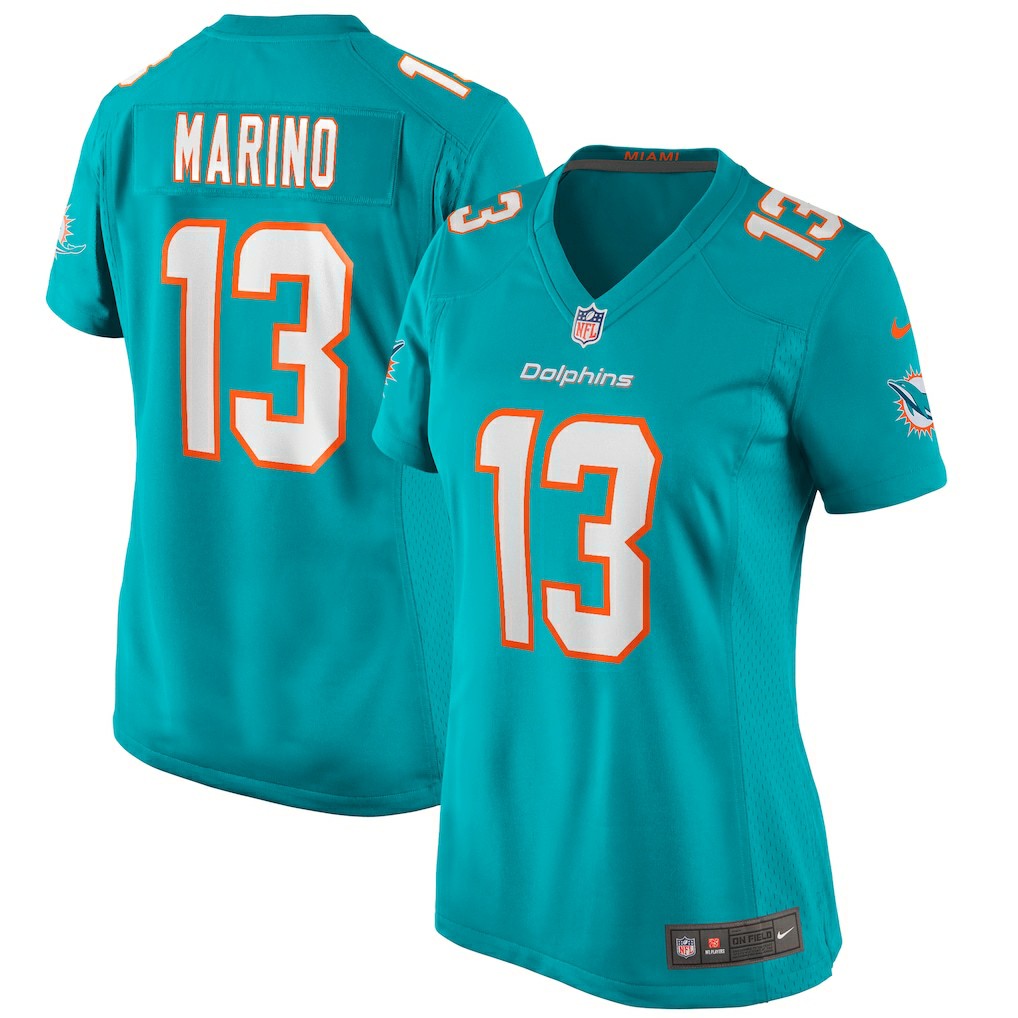 Miami Dolphins Nike Dan Marino  Women's Game Retired Player Jersey