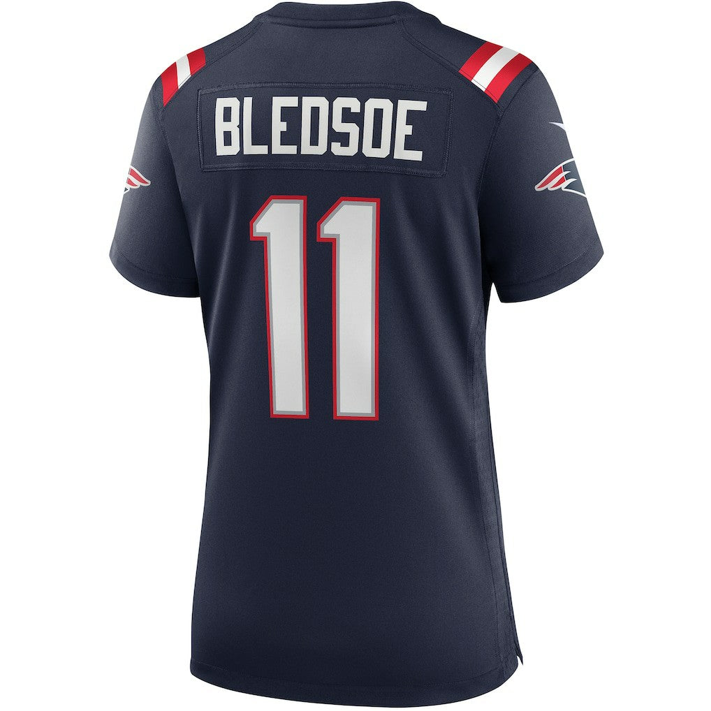 New England Patriots Nike Drew Bledsoe  Women's Game Retired Player Jersey