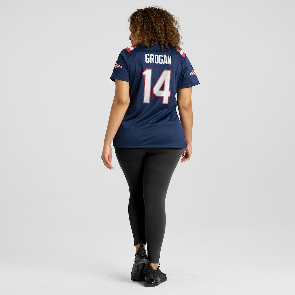 New England Patriots Nike Steve Grogan  Women's Game Retired Player Jersey