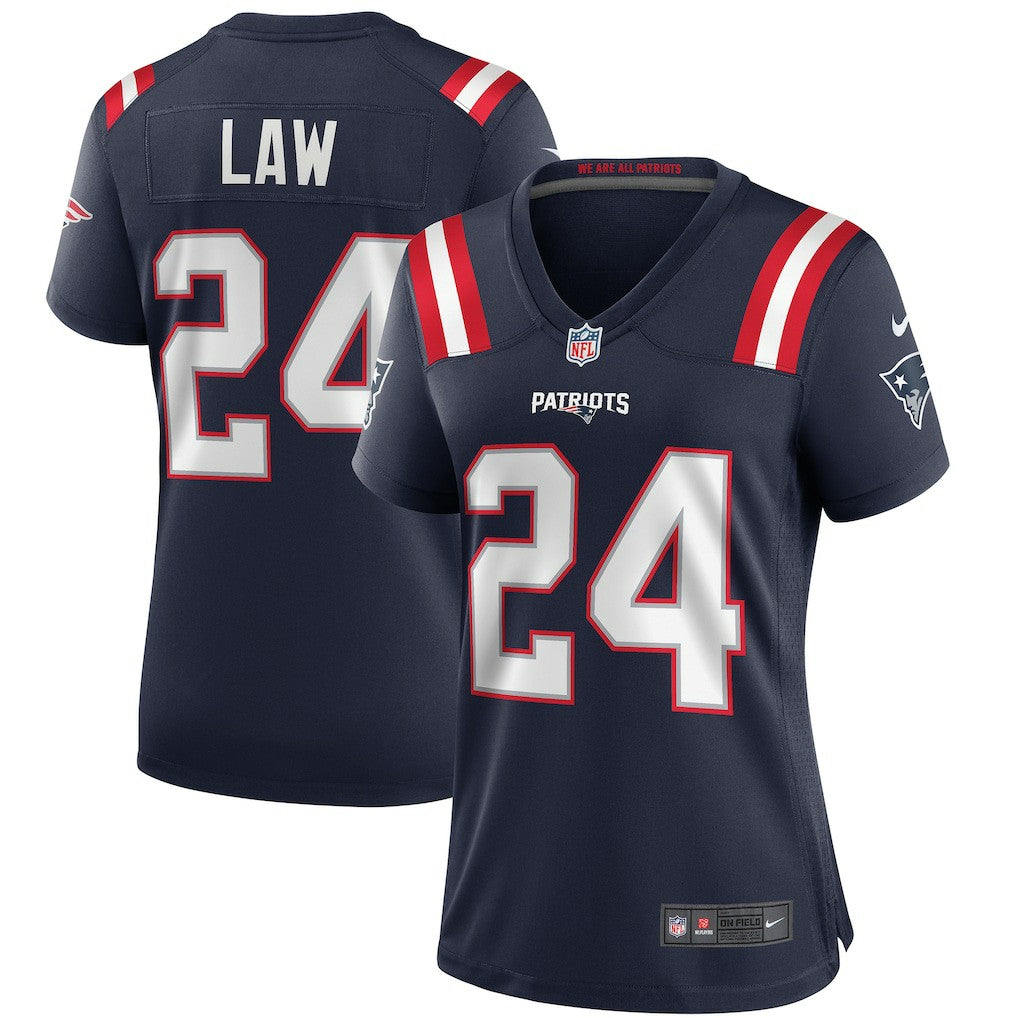 New England Patriots Nike Ty Law  Women's Game Retired Player Jersey