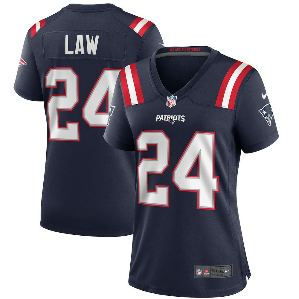 New England Patriots Nike Ty Law  Women's Game Retired Player Jersey