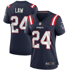 New England Patriots Nike Ty Law  Women's Game Retired Player Jersey