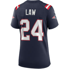 New England Patriots Nike Ty Law  Women's Game Retired Player Jersey