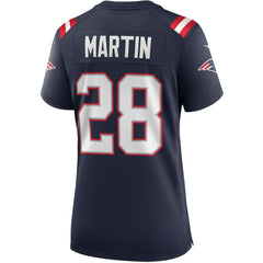 New England Patriots Nike Curtis Martin  Women's Game Retired Player Jersey