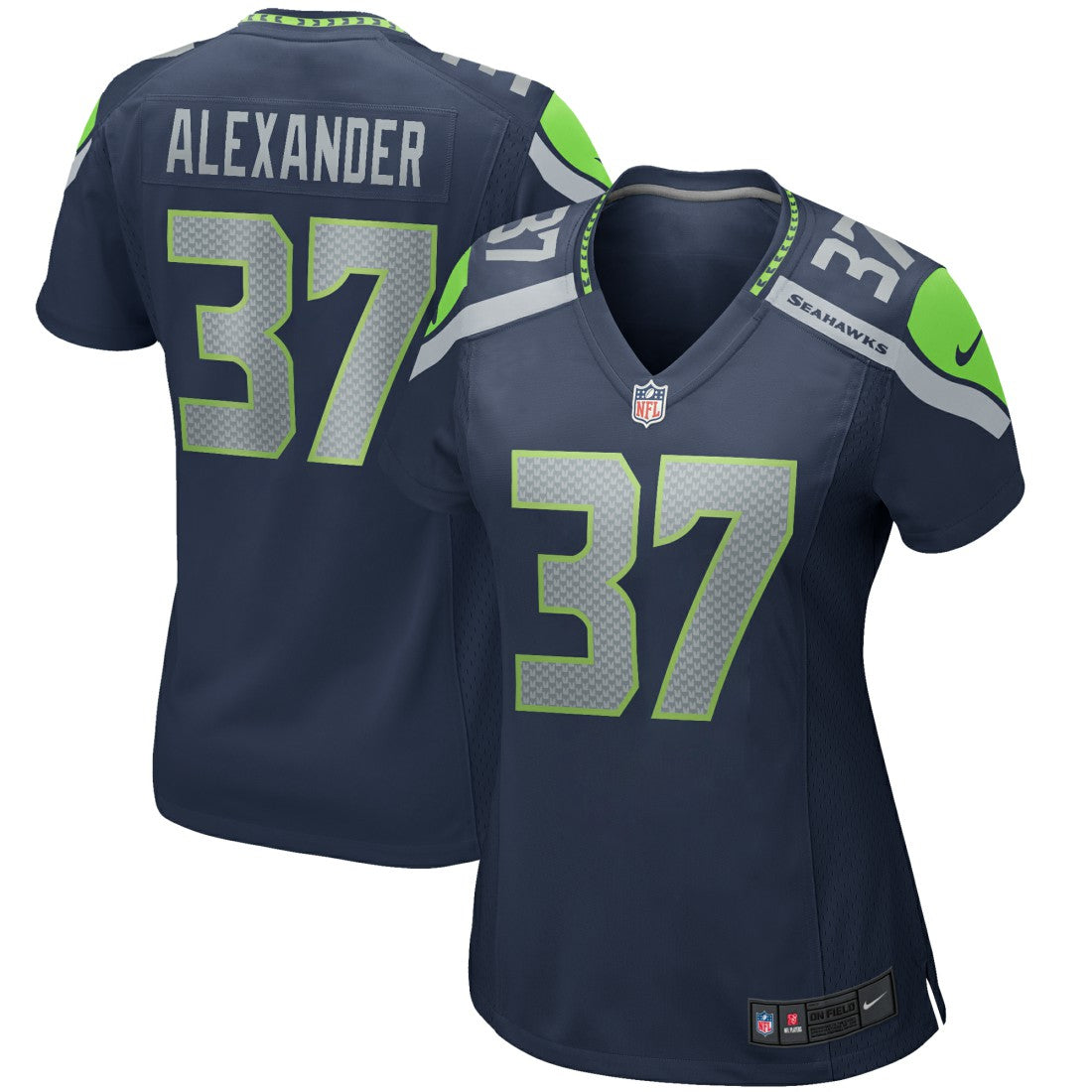 Seattle Seahawks Nike Shaun Alexander  Women's Game Retired Player Jersey
