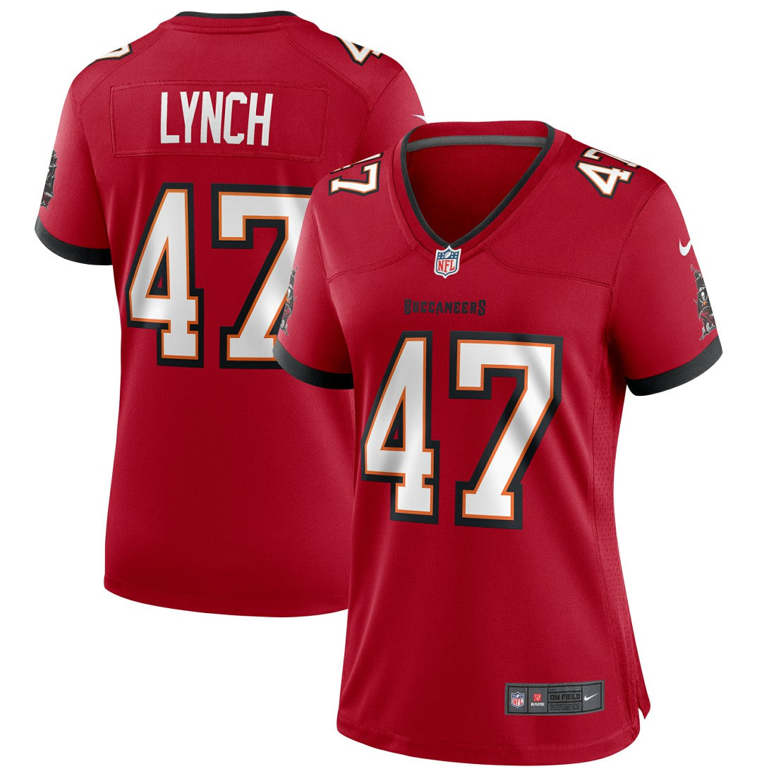 Tampa Bay Buccaneers Nike John Lynch  Women's Game Retired Player Jersey