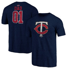 Minnesota Twins Father's Day Greatest Dad Tri-Blend T-Shirt | MLB For sale